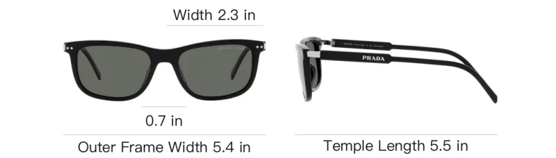 PRADA Sunglasses Men Black-4