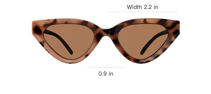 STEVE MADDEN Irregular Shape Sunglasses Unisex Brown-3
