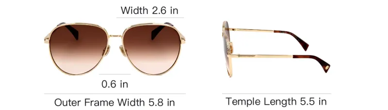 Lanvin Aviator Frame Sunglasses-3