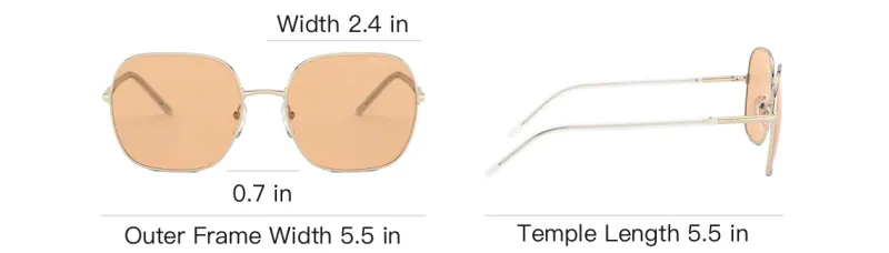 PRADA Sunglasses Women's Gold-3