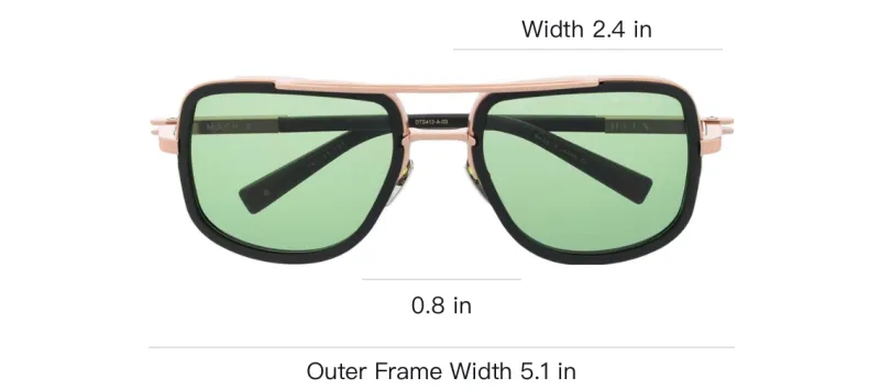 DITA Tinted Pilot Sunglasses-2