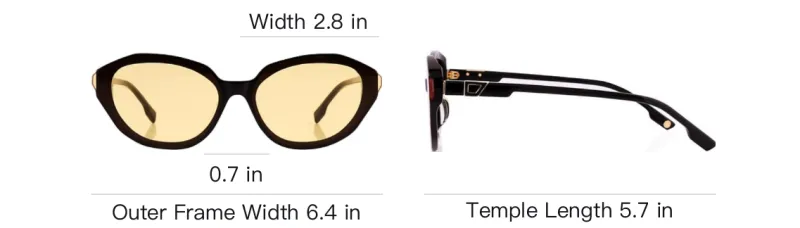 LAPIZ SENSIBLE. Acetate Butterfly Sunglasses Unisex Brown-4