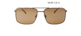 s cat-eye frameless sunglasses