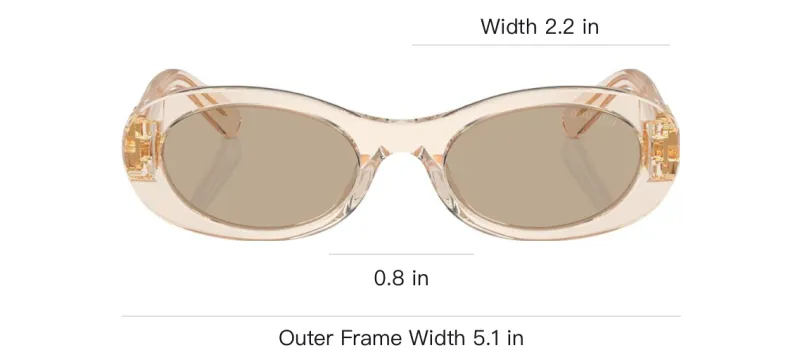 MIU MIU MU11WS Oval-frame Sunglasses-3