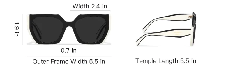 PRADA Rectangle frame Sunglasses-4