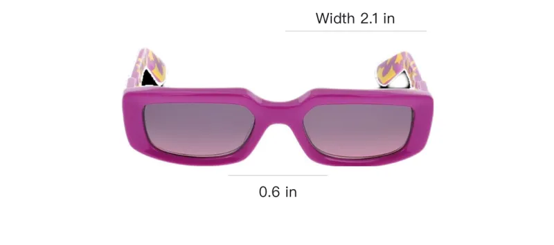 Chrome Hearts Acetate Silver Rectangular Sunglasses Women's Pink-2