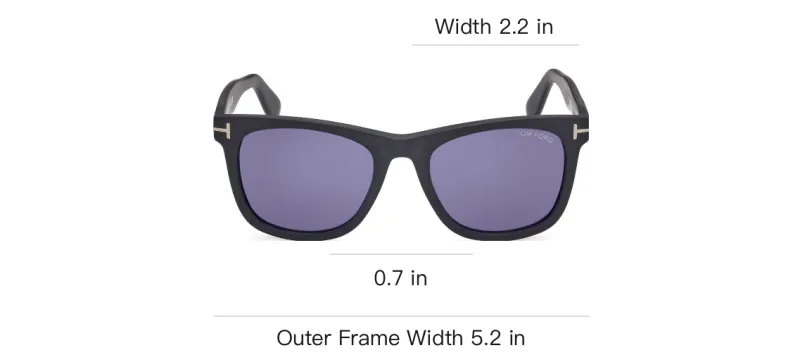 TOM FORD Kevyn Square Frame Sunglasses-2