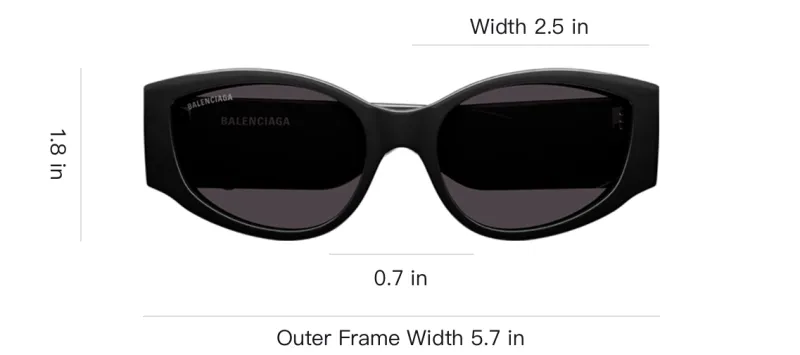 Balenciaga Cat Eye Frame Sunglasses-2