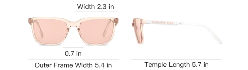 DIOR Sunglasses Women's Nude-3