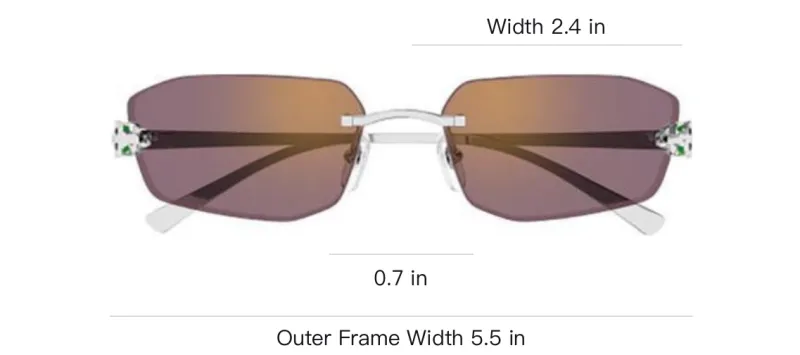 Cartier Geometric Frame Sunglasses-2