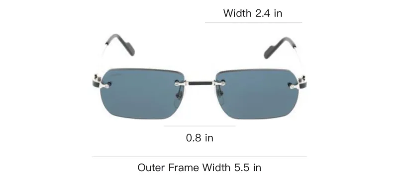 Cartier Rimless Sunglasses-3
