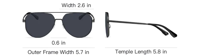 MOLSION Aviator Sunglasses Men's-3