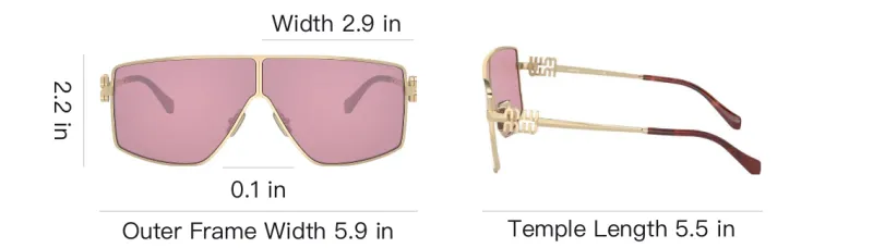 MIU MIU Oversize frame Tinted Sunglasses-6