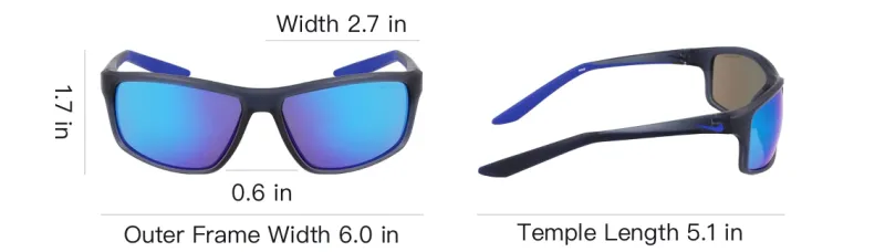 Nike Adrenaline 22 Rectangular Frame Sunglasses-3
