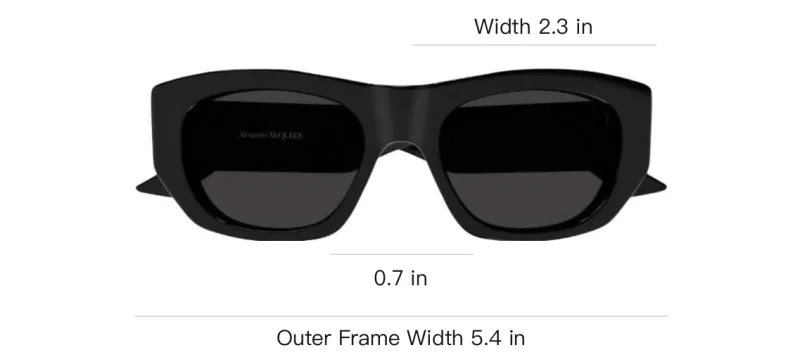Alexander McQueen Eyewear Rectangle Frame Sunglasses-2
