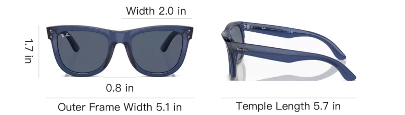 RayBan Wayfarer Reverse Square frame Sunglasses-3
