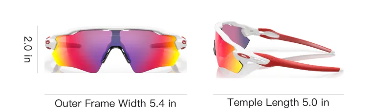 Oakley Plate And Metal Irregular Shape Sunglasses Unisex White-4
