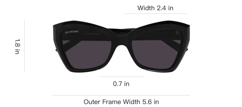 Balenciaga Butterfly Frame Sunglasses-2