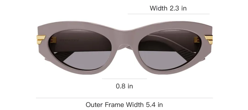 Bottega Veneta Cat Eye Frame Sunglasses-2