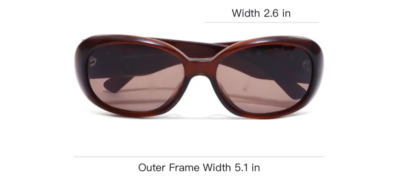 CHANEL 2000s Icons Detailing Oval framed Sunglasses-3