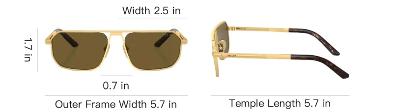 PRADA Aviator Sunglasses-5