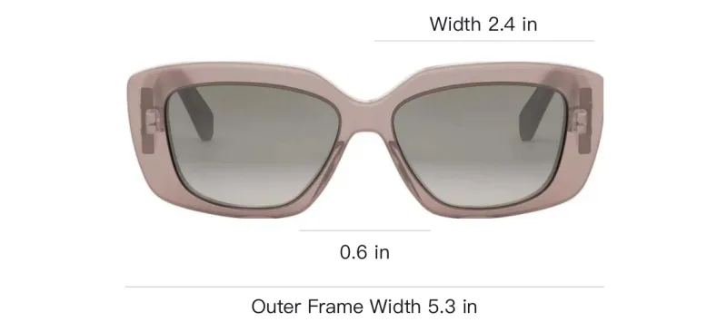CELINE Eyewear Cat Eye Sunglasses-3
