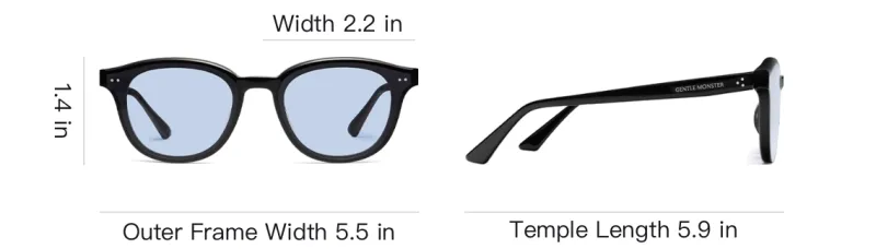 GENTLE MONSTER Jade 01B Round frame Sunglasses-3