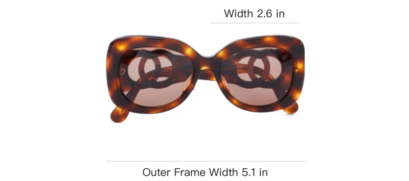 CHANEL Pre-Owned 1990-2000s CC Oversize-frame Sunglasses-3