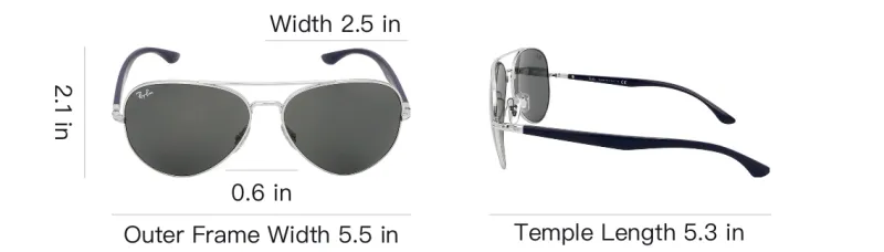 RayBan Irregular Shape Sunglasses Unisex Black-3