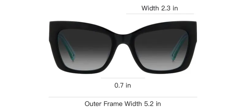 Kate Spade Acetate Irregular Shape Sunglasses Women's Green-2
