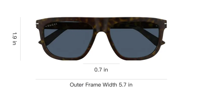 GUCCI Tortoiseshell Wayfarer-frame Sunglasses-4