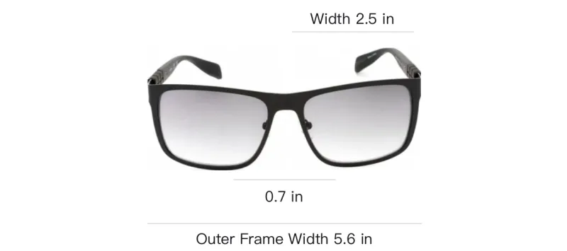 GUESS Metal Square Sunglasses Men's Black-2