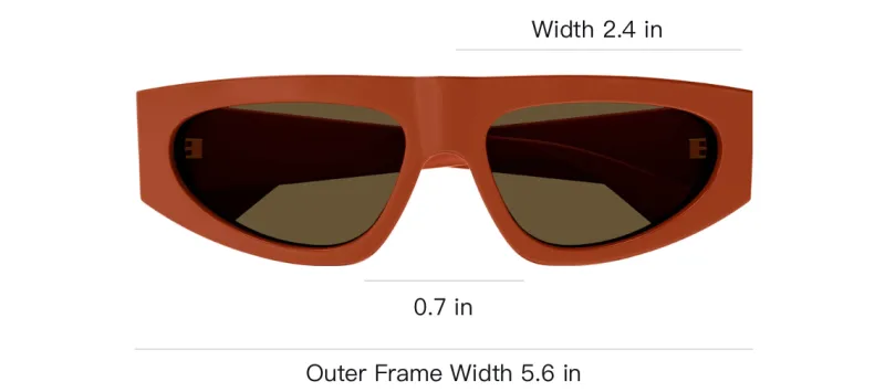 Bottega Veneta Geometric Frame Sunglasses-2