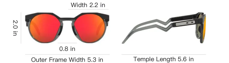 Oakley Oval Sunglasses Unisex Black-7