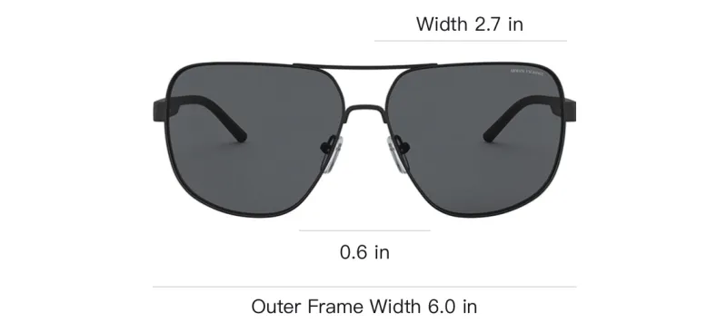 ARMANI EXCHANGE Sunglasses Unisex Gray-5
