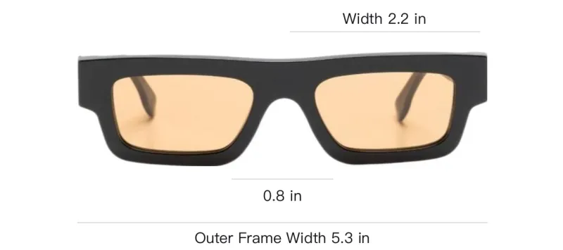 Retrosuperfuture Rectangle frame Tinted Sunglasses-3