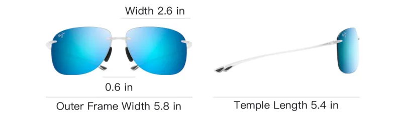 Maui Jim Hikina Oversize frame Sunglasses-3