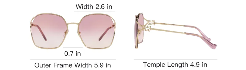 MIU MIU Square Frame Sunglasses-4