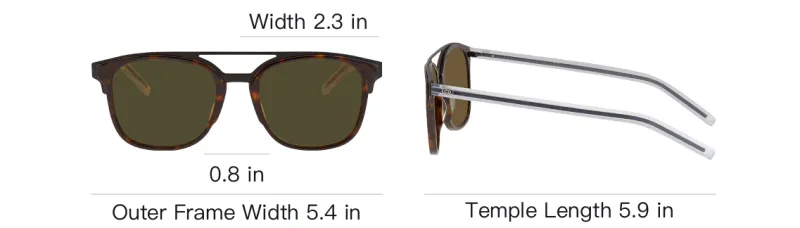 DIOR Sunglasses Men Brown-3