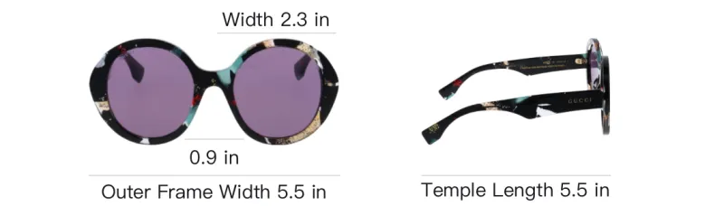 GUCCI Glittered Round frame Sunglasses-3
