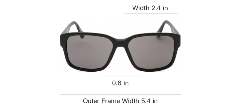CK/Calvin Klein Plastic Square Sunglasses Women's Black-2