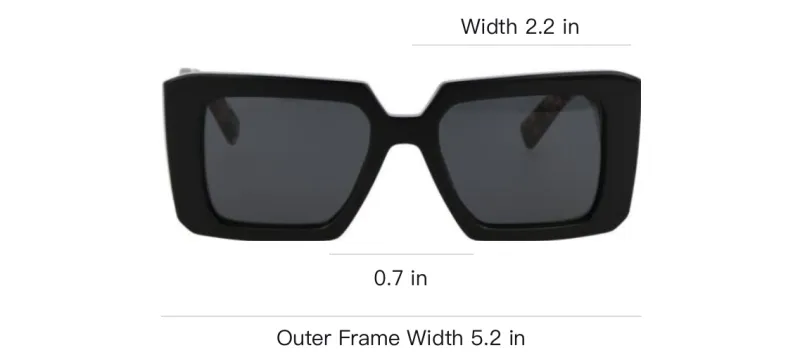 PRADA Square Frame Sunglasses-1
