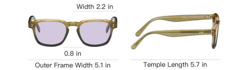 Retrosuperfuture Acetate Square Sunglasses Men's Green-3