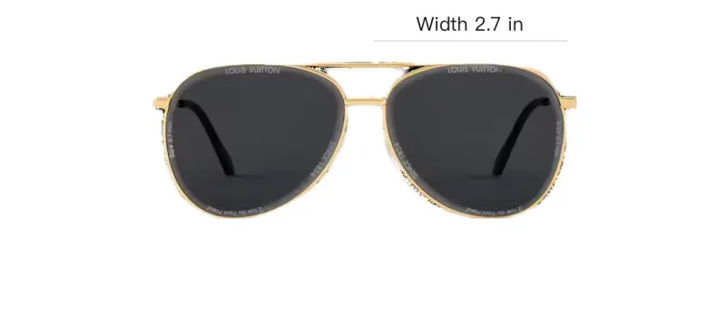 LOUIS VUITTON Lv Super Vision Metal Pilot Sunglasses-4