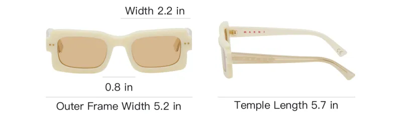 MARNI Kawasan Falls Logo-engraved Sunglasses-2