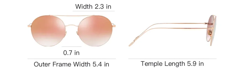 GIORGIO ARMANI Round Frame Sunglasses-3