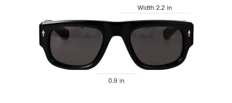 JACQUES MARIE MAGE Acetate Metal Cured Cellulose, Sterling Silver, Damascus Steel Wire Core Square Sunglasses Unisex-4