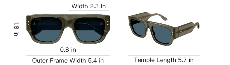 GUCCI Square Sunglasses-3