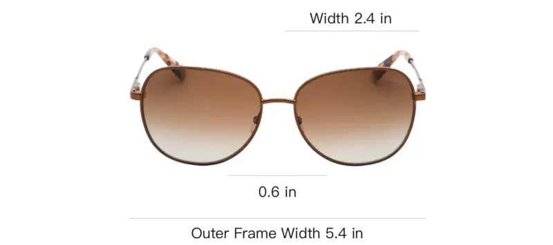 BANANA REPUBLIC Metal Round Sunglasses Unisex Brown-2