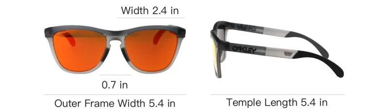 Oakley Acetate Irregular Shape Sunglasses Men's Gray-4